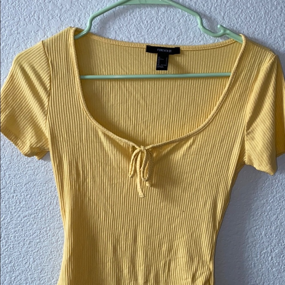 Yellow bodysuit